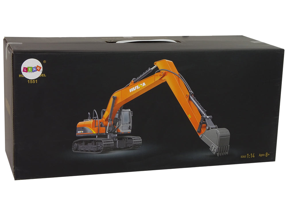 Ferngesteuerter Raupenbagger 2.4GHz Mit LED-Leuchten Und 15 Funktionen