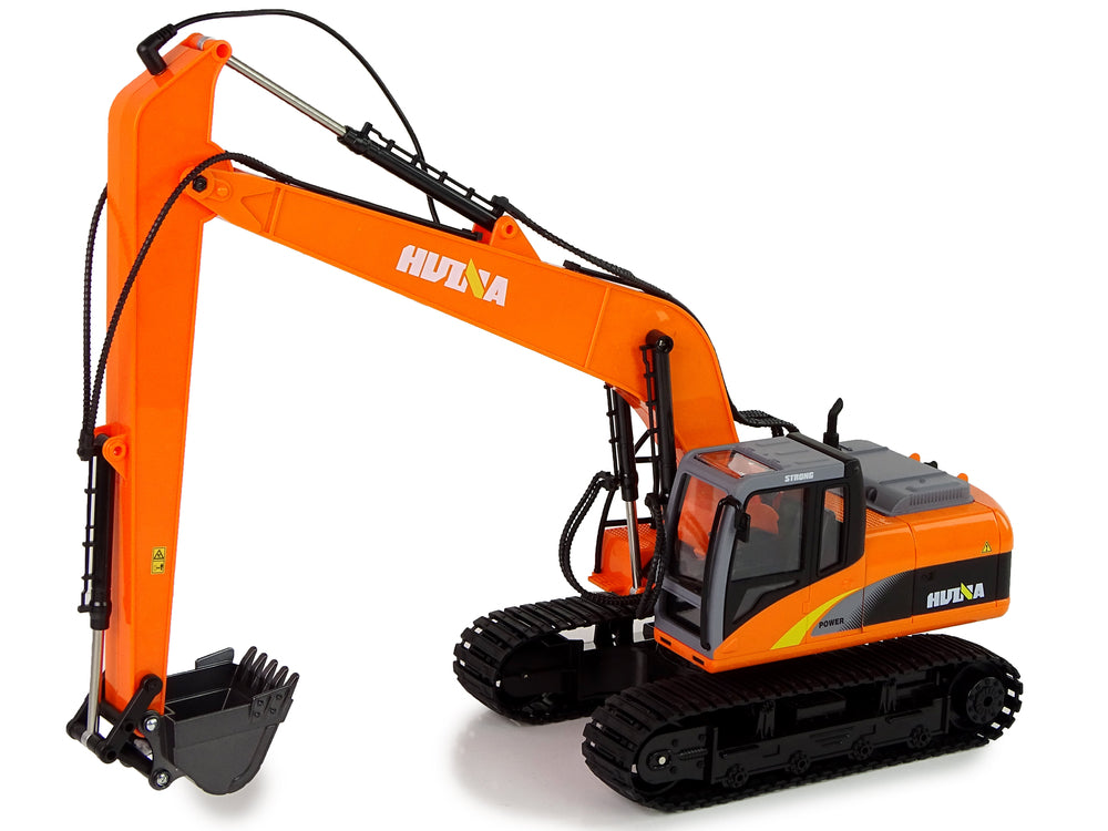 Ferngesteuerter Raupenbagger 2.4GHz Mit LED-Leuchten Und 15 Funktionen