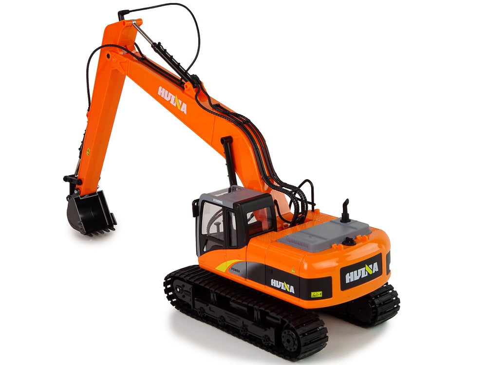 Ferngesteuerter Raupenbagger 2.4GHz Mit LED-Leuchten Und 15 Funktionen