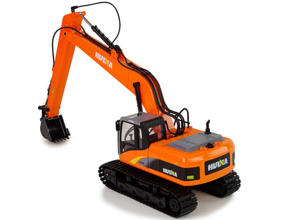 Ferngesteuerter Raupenbagger 2.4GHz Mit LED-Leuchten Und 15 Funktionen
